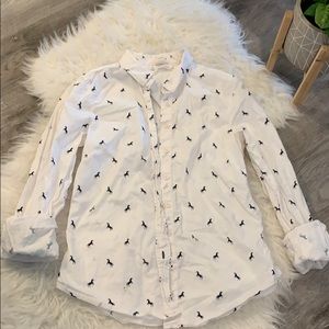 H&M Fitted Button-up -Sz 4